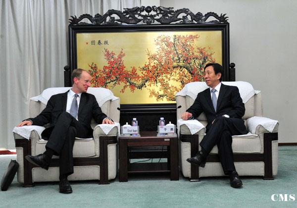 河鋼舞鋼于勇會(huì)見西門子奧鋼聯(lián)董事長(zhǎng)奧布萊特?諾依曼